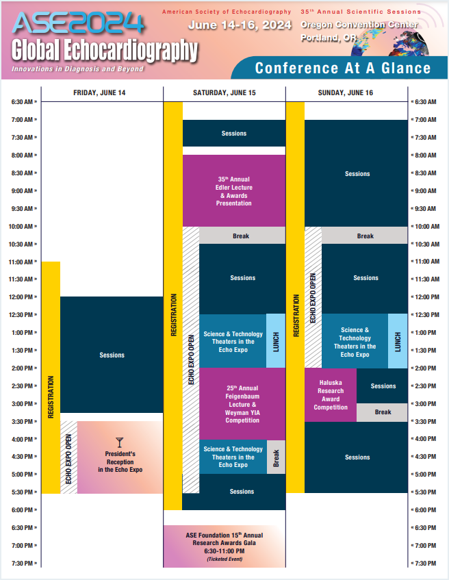 ASE 2024 Conference at a Glance